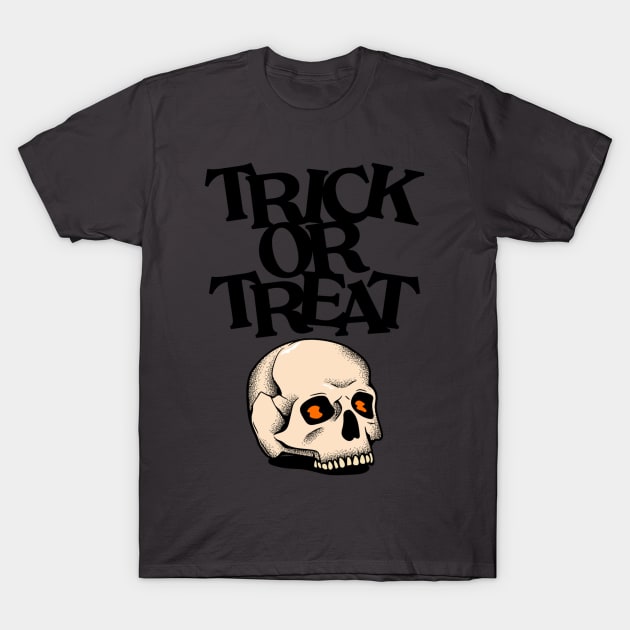 Trick or Treat Halloween Apparel T-Shirt by Topher's Emporium